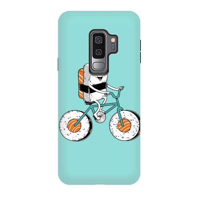 Galaxy S9 plus StrongFit Sushi Bicycle by Coffee Man