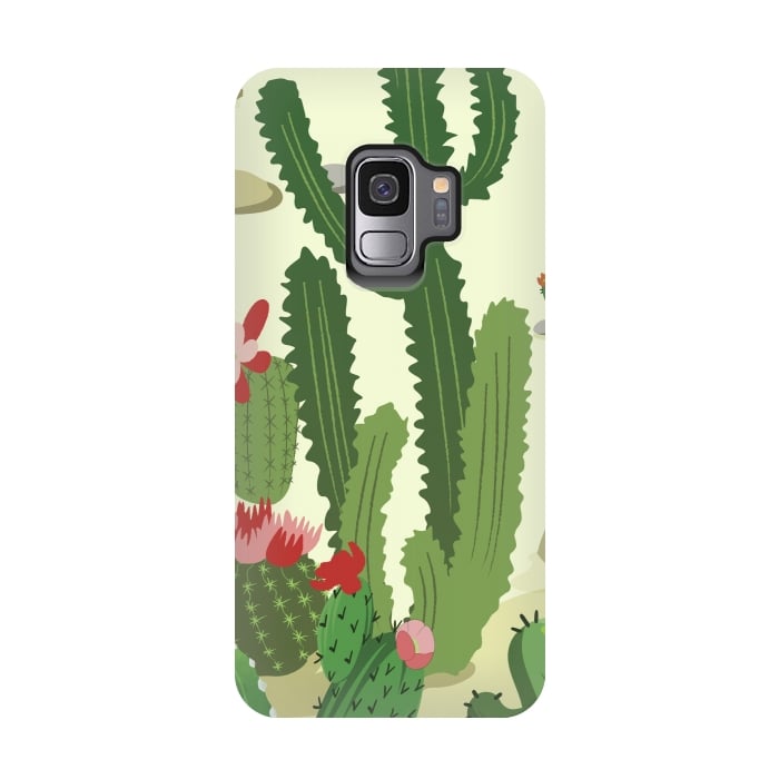 Galaxy S9 StrongFit Cactus Variety III by Bledi