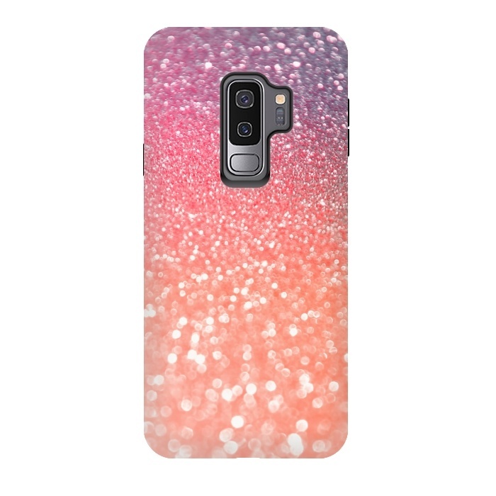 Galaxy S9 plus StrongFit Girly Blush Pink Glamour Glitter by  Utart
