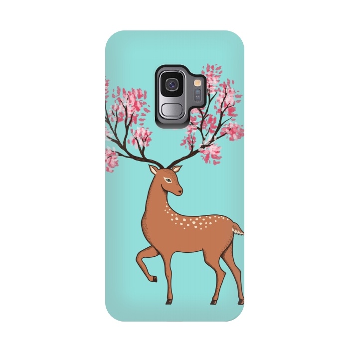 Galaxy S9 StrongFit Natural Deer by Coffee Man