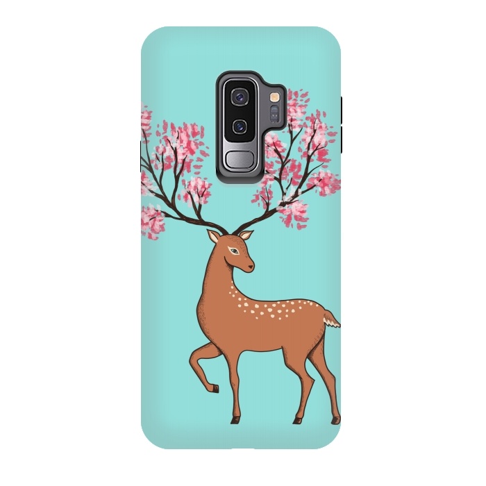 Galaxy S9 plus StrongFit Natural Deer by Coffee Man