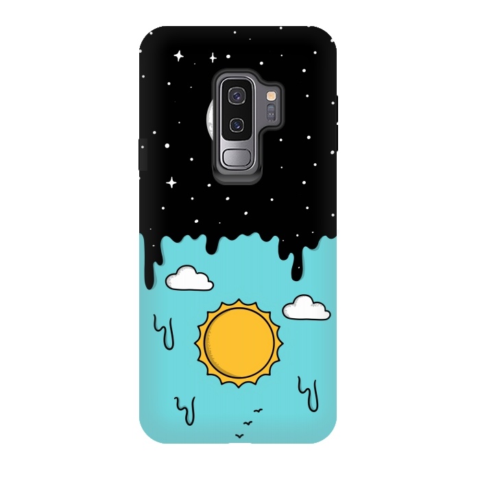 Galaxy S9 plus StrongFit Day and Night Melted by Coffee Man