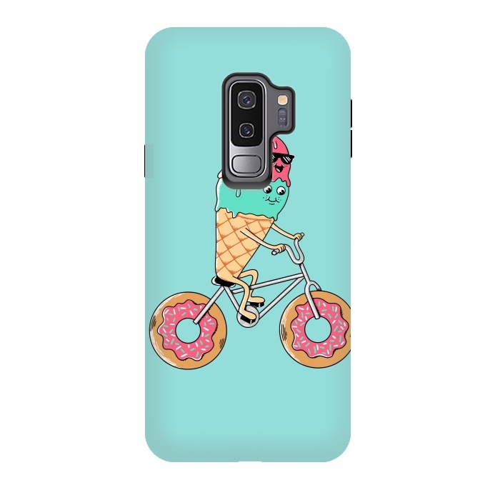 Galaxy S9 plus StrongFit Donut Bicycle by Coffee Man