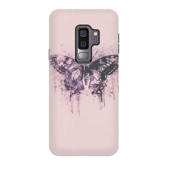 Galaxy S9 plus StrongFit Artsy Butterfly  by Andrea Haase
