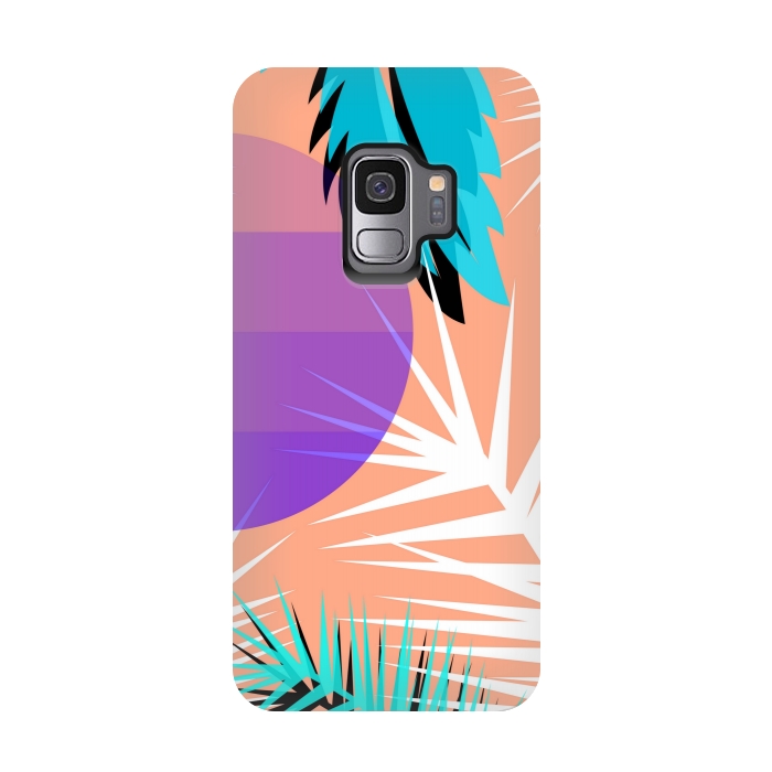 Galaxy S9 StrongFit tropical pattern by MALLIKA