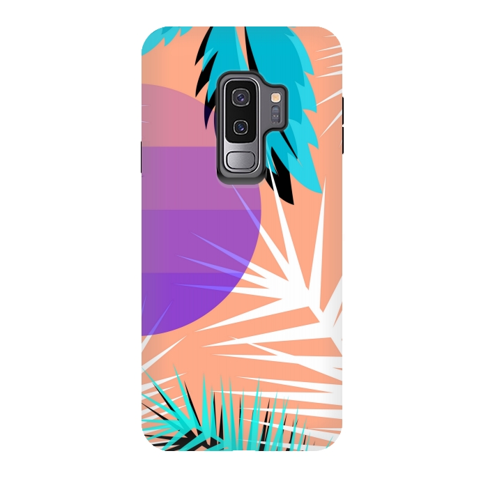 Galaxy S9 plus StrongFit tropical pattern by MALLIKA