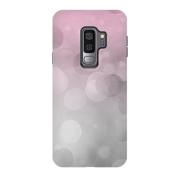 Galaxy S9 plus StrongFit Floating Lense Flares In Grey And Pink by Andrea Haase