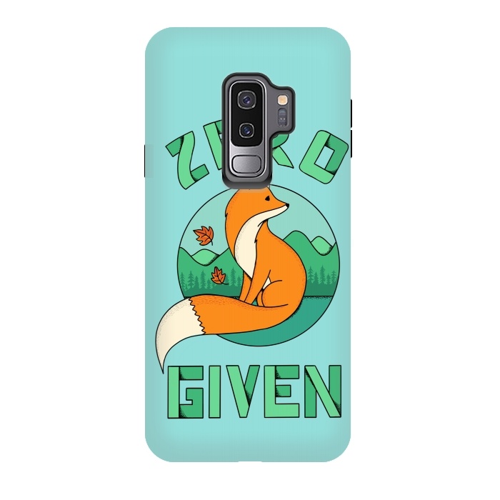 Galaxy S9 plus StrongFit Zero Fox Given by Coffee Man