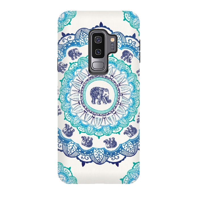 Galaxy S9 plus StrongFit Lucky Elephant  by Rose Halsey