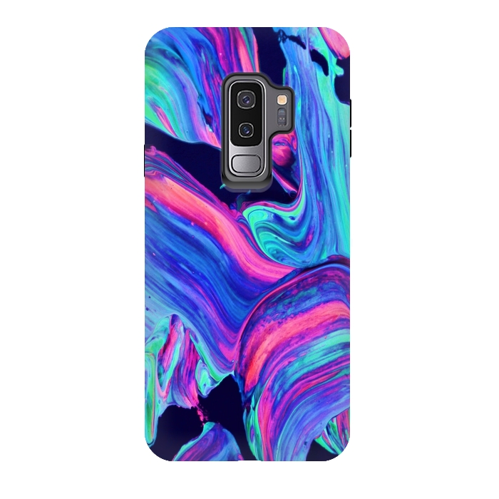 Galaxy S9 plus StrongFit Neon abstract #charm by ''CVogiatzi.