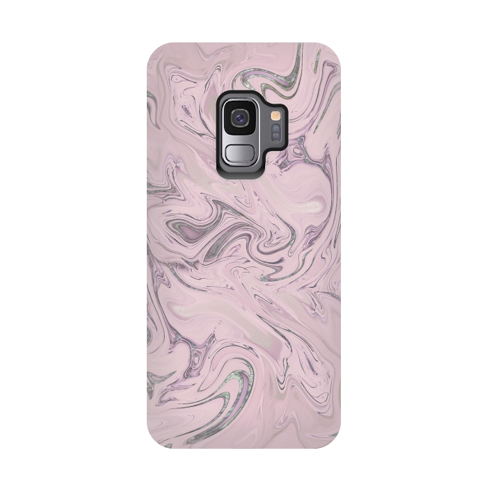 Galaxy S9 StrongFit Retro Style Marble Soft Pastel 2 by Andrea Haase