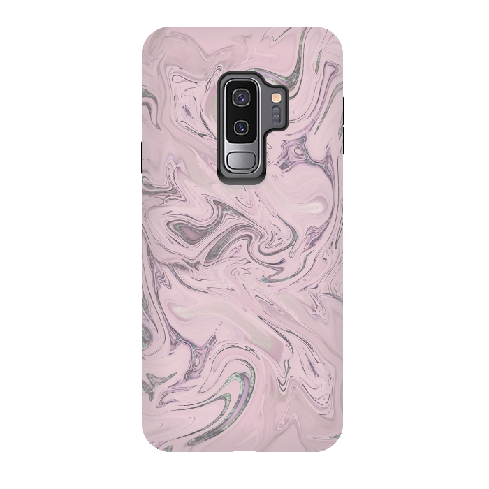 Galaxy S9 plus StrongFit Retro Style Marble Soft Pastel 2 by Andrea Haase