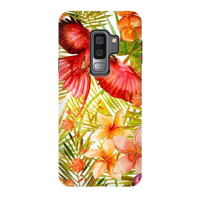 Galaxy S9 plus StrongFit Tropical Bird in Jungle by  Utart