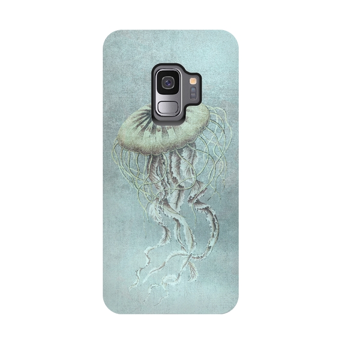Galaxy S9 StrongFit Underwater Jellyfish by Andrea Haase
