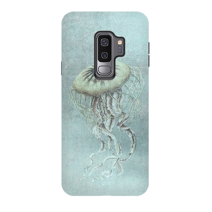 Galaxy S9 plus StrongFit Underwater Jellyfish by Andrea Haase