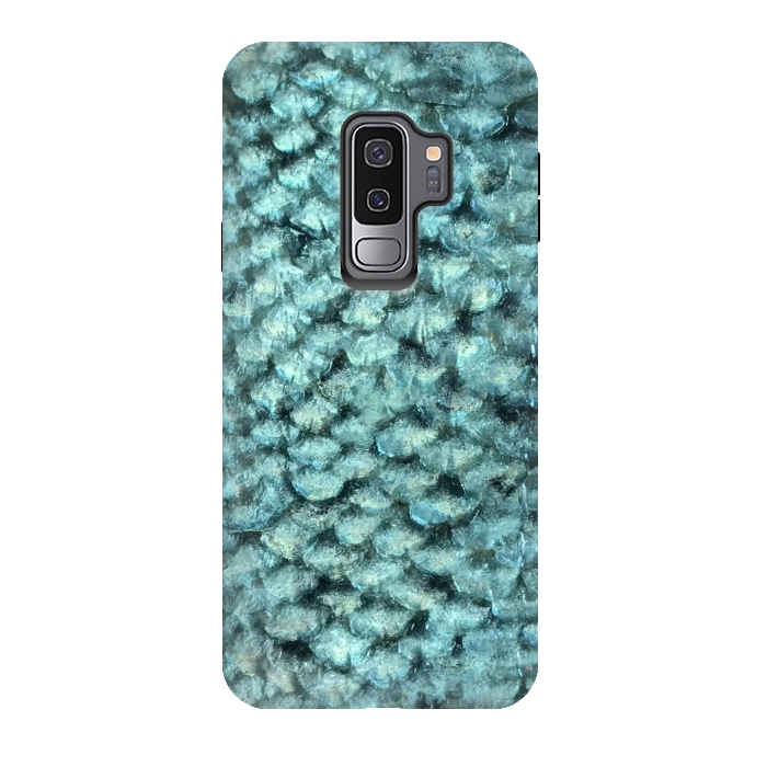 Galaxy S9 plus StrongFit Shimmering Fish Scale  by Andrea Haase