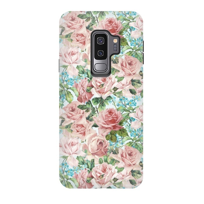 Galaxy S9 plus StrongFit Retro Flower Dream by  Utart