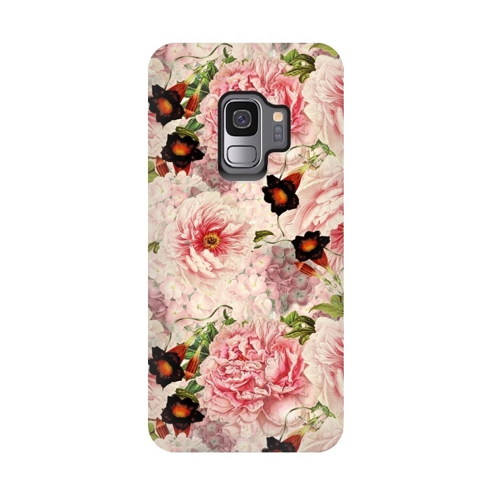 Galaxy S9 StrongFit Victorian Vintage Roses by  Utart