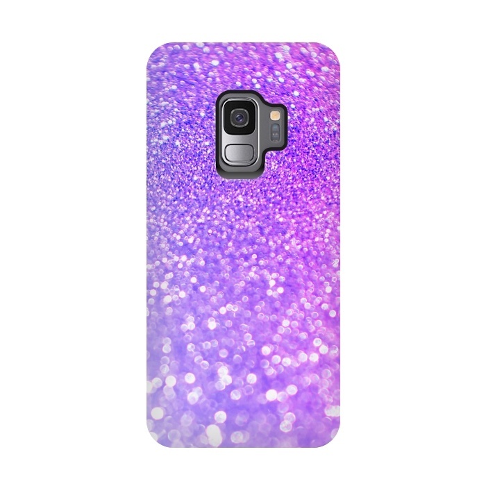 Galaxy S9 StrongFit Purple Pink Glitter Dream by  Utart