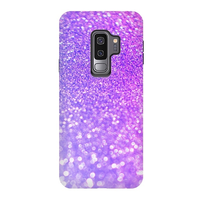 Galaxy S9 plus StrongFit Purple Pink Glitter Dream by  Utart