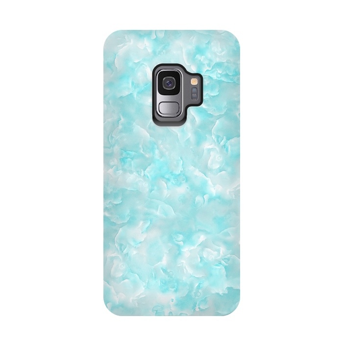 Galaxy S9 StrongFit Trendy Blue Mother of Pearl Texture by  Utart