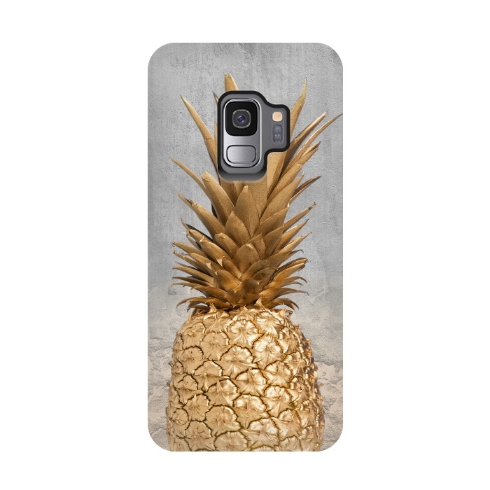 Galaxy S9 StrongFit Gold Pineapple and Marble by  Utart