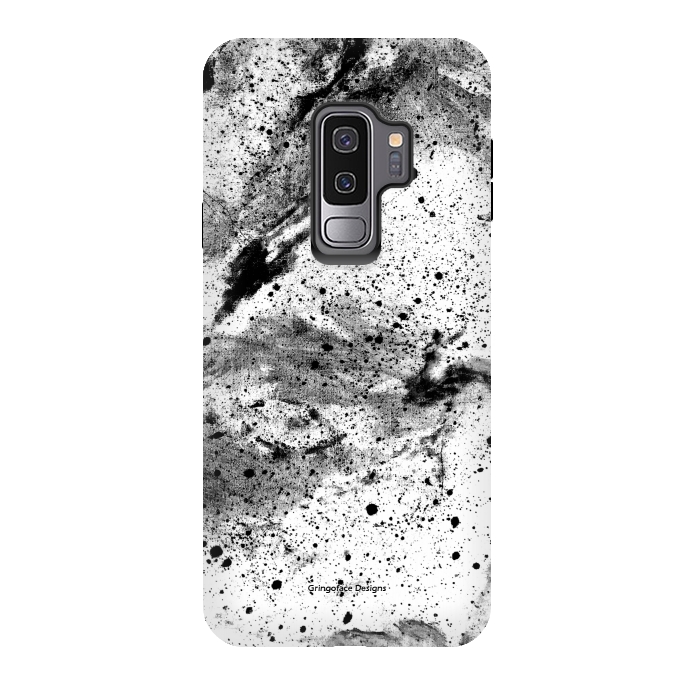 Galaxy S9 plus StrongFit Marble Galaxy by Gringoface Designs