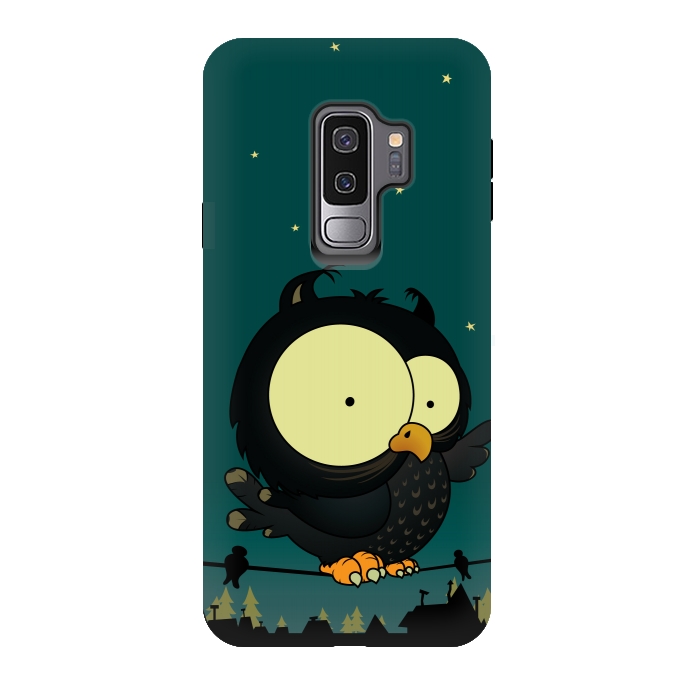 Galaxy S9 plus StrongFit Little Owl by Mangulica