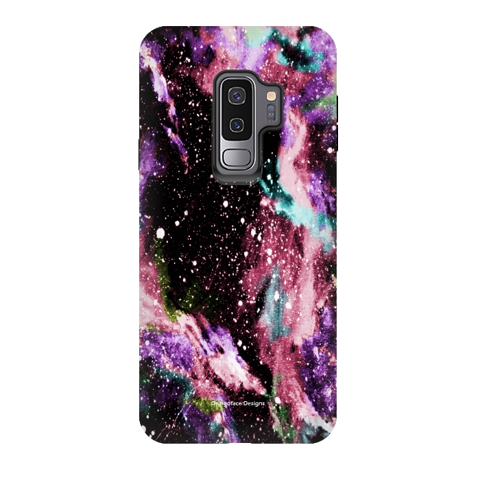 Galaxy S9 plus StrongFit Cotton Candy Galaxy by Gringoface Designs