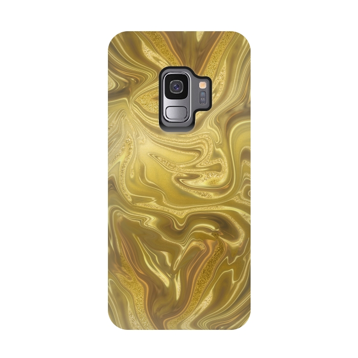 Galaxy S9 StrongFit Liquid Gold by Andrea Haase