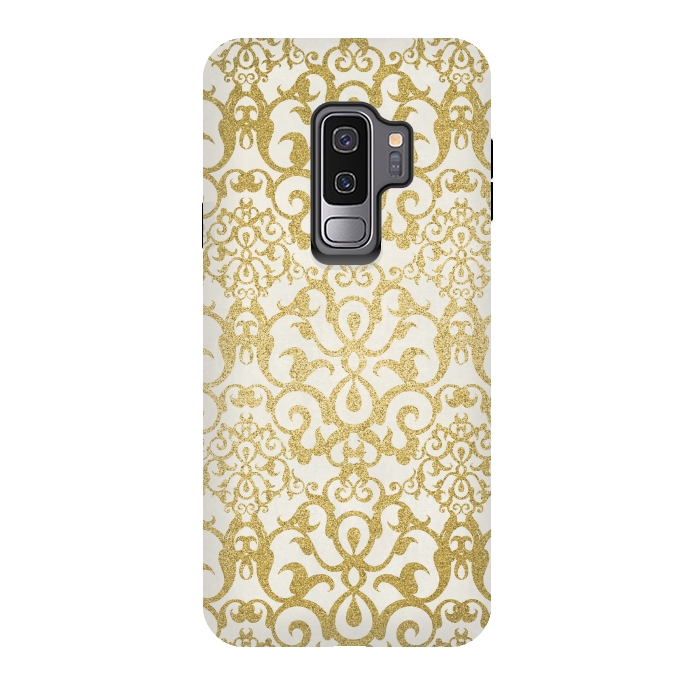 Galaxy S9 plus StrongFit Golden Ornament Elegance by Andrea Haase