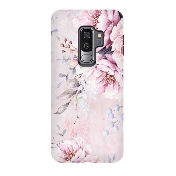 Galaxy S9 plus StrongFit Vintage roses and Peonies by  Utart