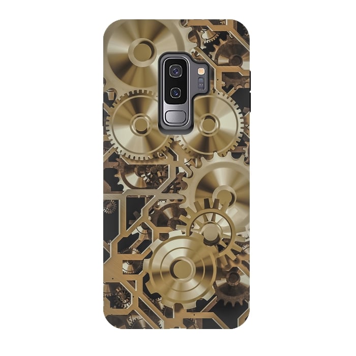 Galaxy S9 plus StrongFit Steampunk Gold by Andrea Haase