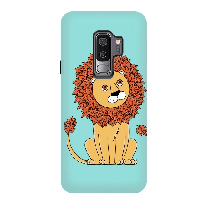 Galaxy S9 plus StrongFit Lion by Coffee Man