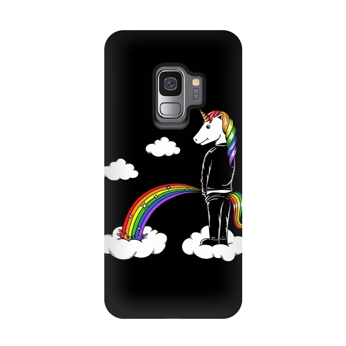 Galaxy S9 StrongFit Unicorn Rainbow by Coffee Man