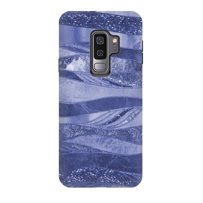 Galaxy S9 plus StrongFit Wavy Glamour Lines 2 by Andrea Haase