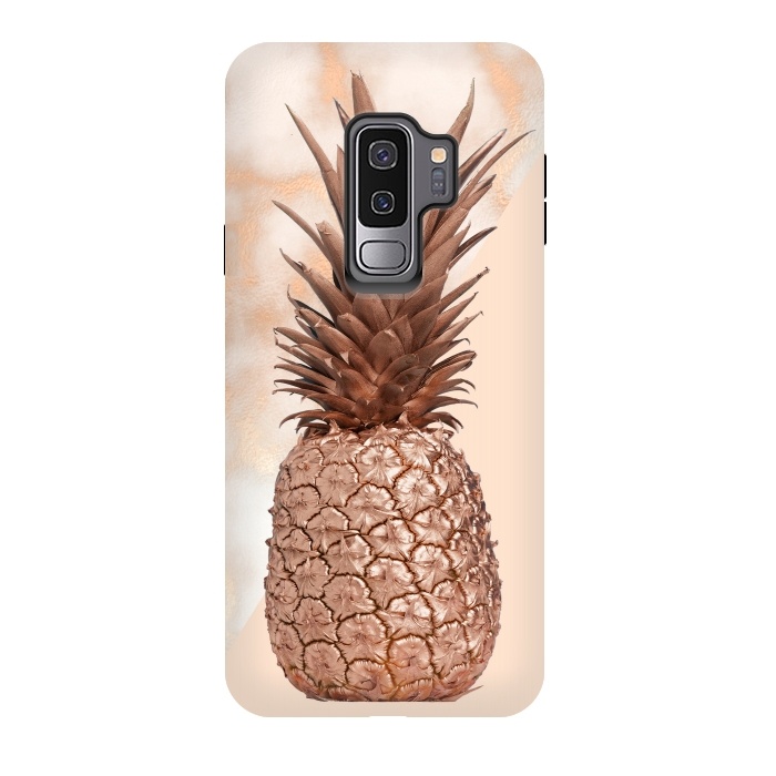 Galaxy S9 plus StrongFit Sweet Copper Pineapple and Marble by  Utart