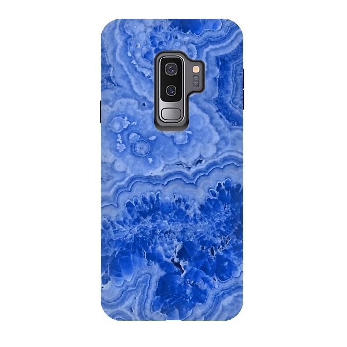 Galaxy S9 plus StrongFit Blue Agate by  Utart