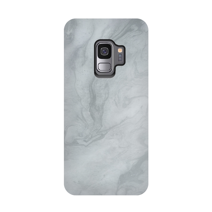 Galaxy S9 StrongFit Gray Marble 2 by Andrea Haase