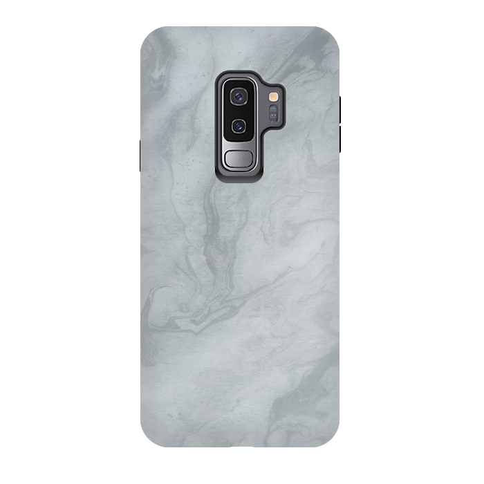 Galaxy S9 plus StrongFit Gray Marble 2 by Andrea Haase