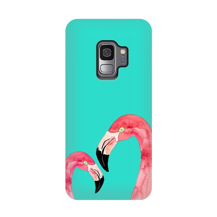 Galaxy S9 StrongFit Love In Pink by Amaya Brydon