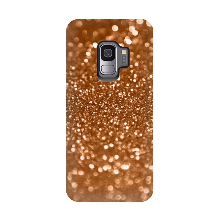 Galaxy S9 StrongFit Copper Glamour Glitter 2 by Andrea Haase