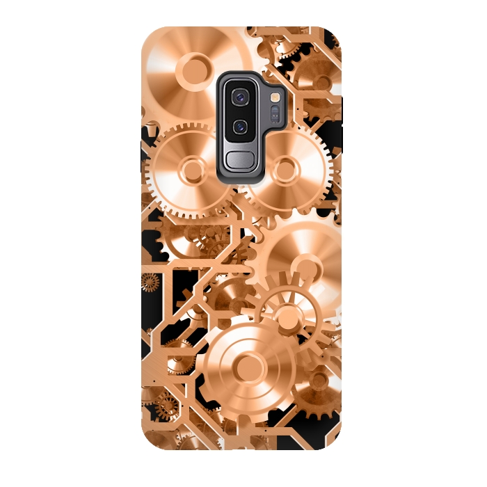 Galaxy S9 plus StrongFit Copper Steampunk by Andrea Haase