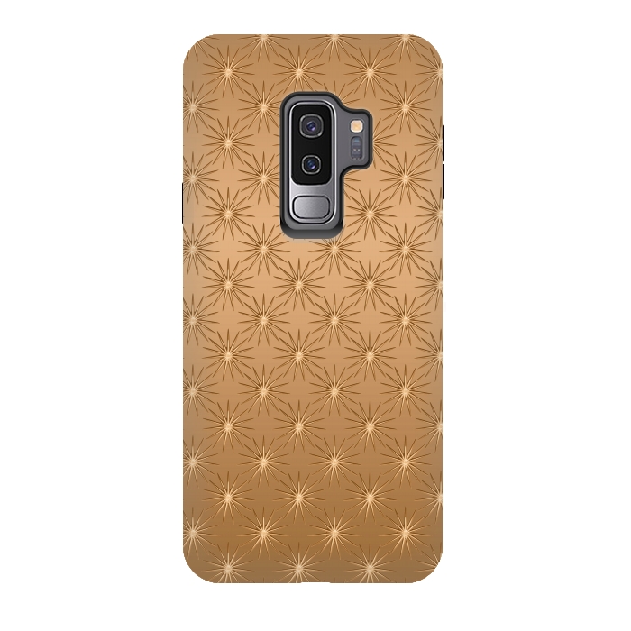 Galaxy S9 plus StrongFit Copper Star Pattern by Andrea Haase