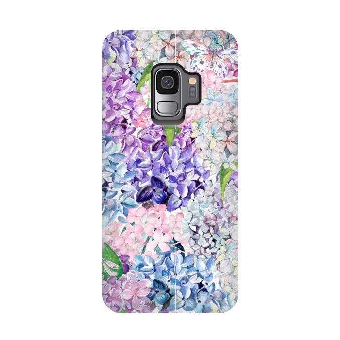 Galaxy S9 StrongFit Purple Vintage Lilacs  by  Utart