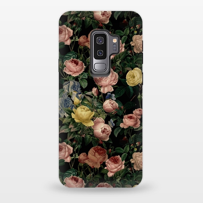 Galaxy S9 plus StrongFit Night Vintage Roses by  Utart