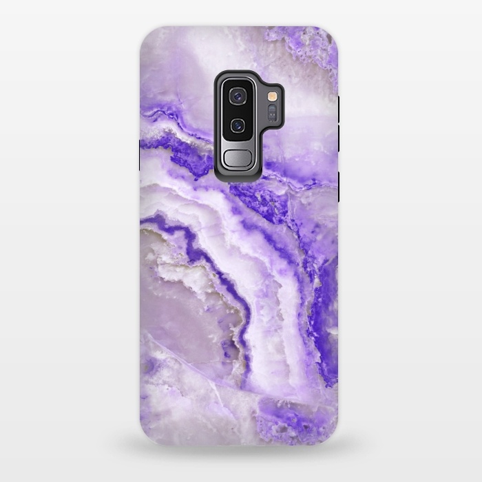 Galaxy S9 plus StrongFit Ultra Violet Veined Marble by  Utart