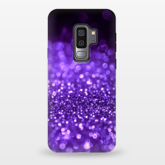 Galaxy S9 plus StrongFit Ultra Violet Faux Glitter by  Utart
