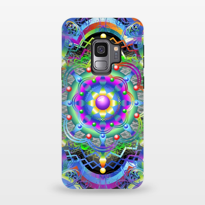 Galaxy S9 StrongFit Mandala Universe Psychedelic  by BluedarkArt