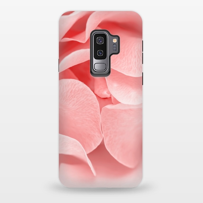 Galaxy S9 plus StrongFit Pink Rose Blossom by  Utart